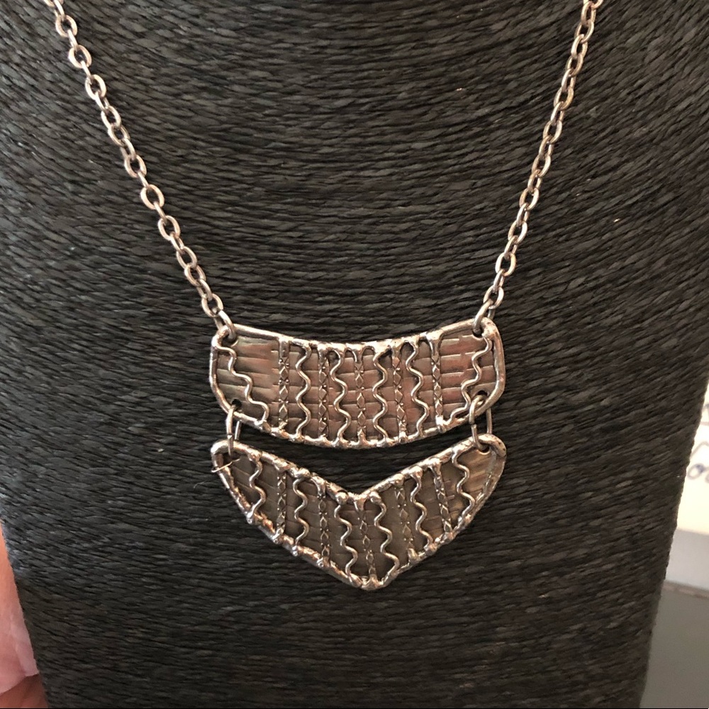 NEW Antiqued Silver Necklace